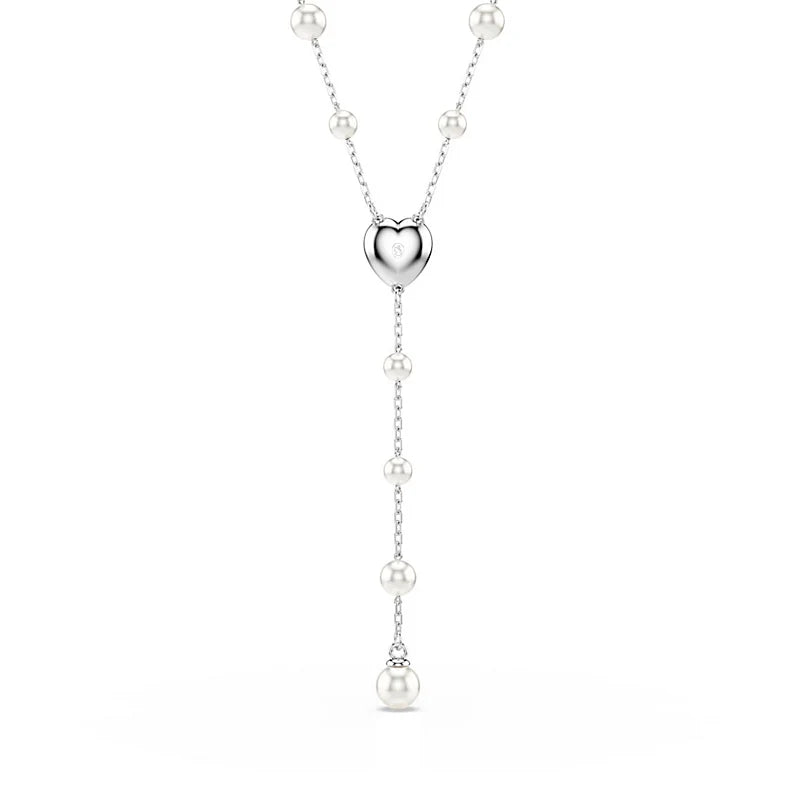 Colar 'Y' Ariana Grande Swarovski Crystal Pearl