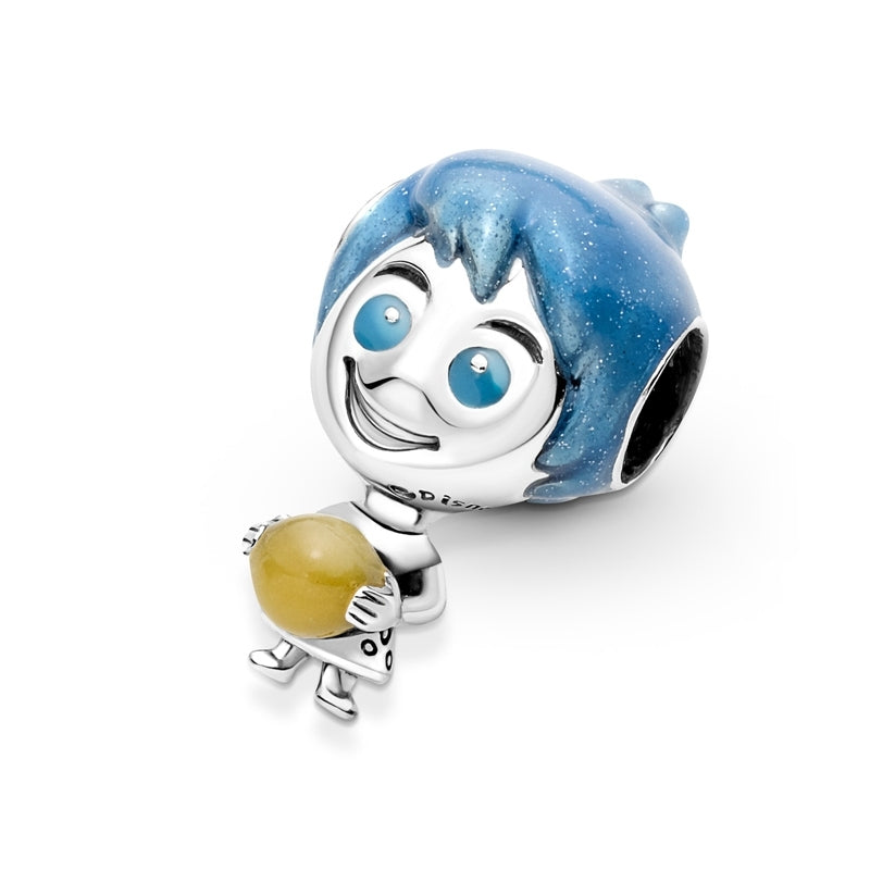 Charm de Orbe de Memória Alegria Brilha no Escuro