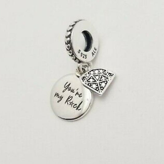 Charm Pendente You're My Rock