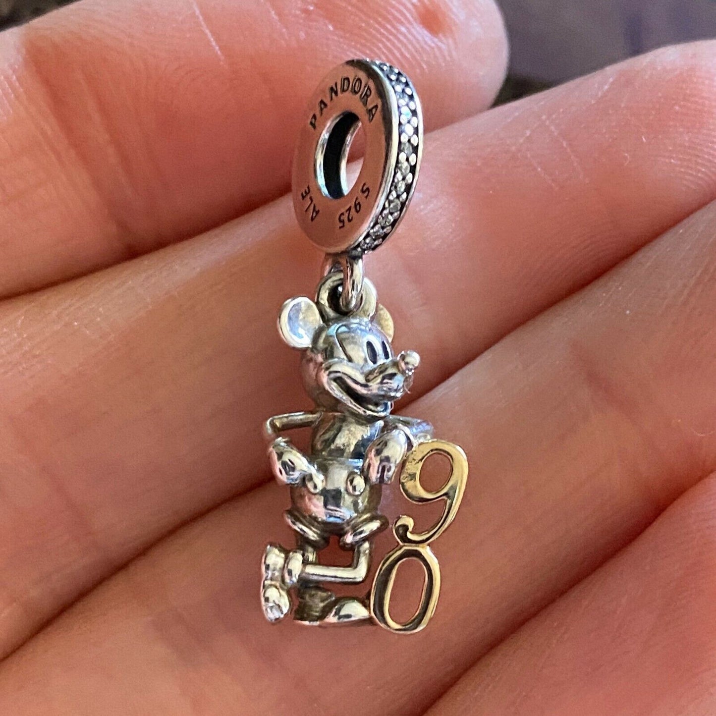 Charm pendente  90º Aniversário Mickey